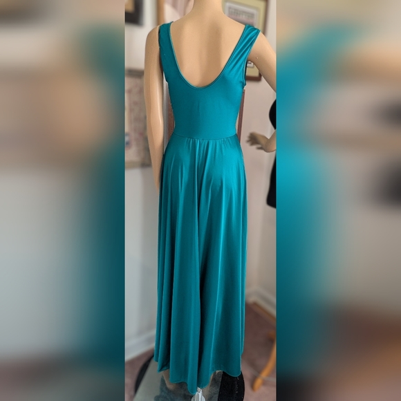 Teal Lace-Trimmed Night Gown - Picture 6 of 8